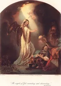 Hazreti Yakub'un Rüyası (Melekleri Merdivenden İnip Çıkması) Genesis (Diriliş), Chapter (Bölüm) 28. Verse (Ayet) 12.