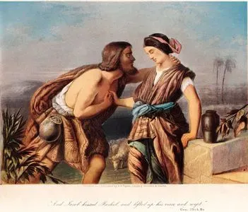 Hazreti Yakub'un Rahil'le (Rachel) Karşılaşması ve Onu Öpmesi, Genesis (Diriliş), Chapter (Bölüm) 29. Verse (Ayet) 11.
