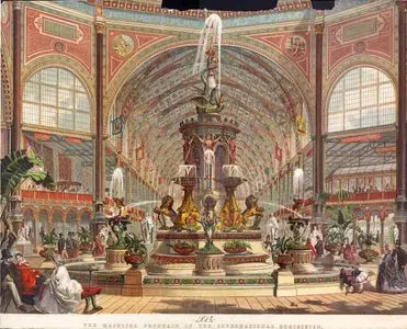 1862 Yılında Londra Crystal Palace'de Yapılan Uluslararası Fuarda Bulunan Majolica Fıskiyesi