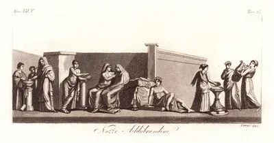Aldobrandine Düğünü, Avrupa. Cilt V. Resim 35.