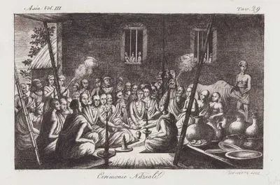 Gelinin Evinde Düzenlenen Hindu Evlilik Töreni, Asya Cilt III. Resim 29.