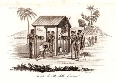 Gine Krallarının Mezarları Ve Onlara İnsan Kurban Edilmesi, Afrika Cilt III. Resim 33.