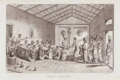 Etiyopya'da (Habeşistan) Görkemli Bir Ziyafet, Afrika Cilt III. Resim 11.