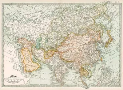 Orta Asya Ve Siberya İle Birlikte Asya