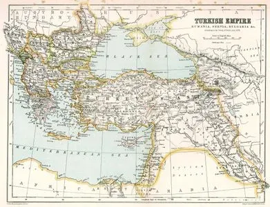 Türk İmparatorluğu İle Romanya, Sırbistan, Bulgaristan (13 Temmuz 1878 Tarihinde İmzalanan Berlin Antlaşmasına Göre Belirlenen Sınırlar Çerçevesinde)
