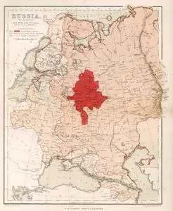 Avrupa'daki Rusyanın 1462-1855 Yılları Arasında Nasıl Genişlediğini Gösteren Harita