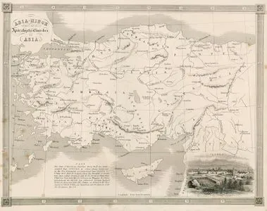 Hristiyanlığın Apocaloptic (Yeni Ahitde Aziz Yuhanna'ya Vahiyle Bildirilen) Yedi Kilisesinin Yer Aldığı Anadolu (Küçük Asya)-Tarsus Manzarası