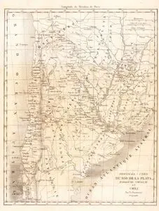 Arjantin, Şili, Paraguay Ve Uruguay Haritaları