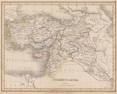 Asya'daki Türkiye (Anadolu) Haritası