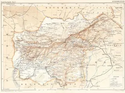 Afganistan Haritası