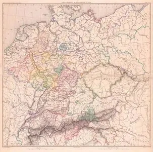 Almanya'nın 1789 Yilinda Genel Haritası