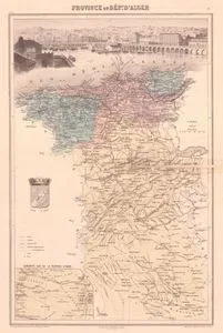 Cezayir Vilayeti Haritası