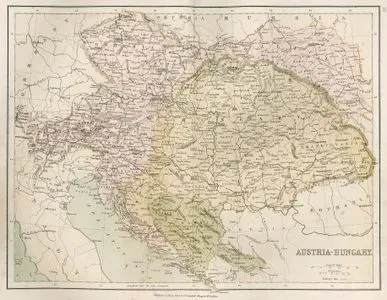 Avusturya ve Macaristan Haritası