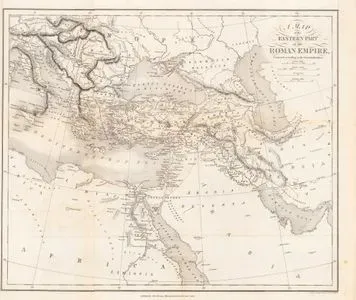 Roma İmparatorluğunun Doğu Bölümünün Haritası