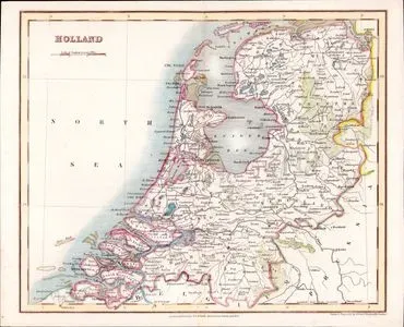 1830 Sonrası Hollanda Krallığı’nın Haritası