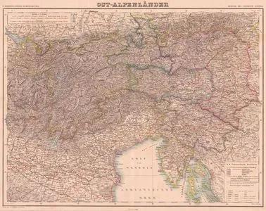 Doğu Alpler Bölgesi Haritası