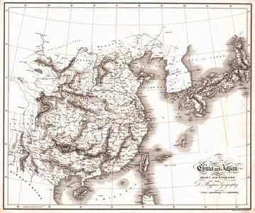 Çin ve Japonya Haritası