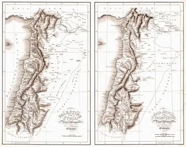 Filistin ve Suriye Haritası