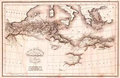 Libya ve Kuzey Afrika Haritası