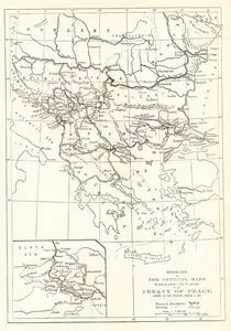 1877-1878 Osmanlı-Rus Savaşından (93 Harbi) sonra 03 Mart 1878 Tarihinde İstanbul Yeşilköy'de(San Stefano) İmzalanan Ayastefanos Antlaşması'nın I., III., IV. Ve XIX. Maddeleri Uyarınca Oluşan Harita