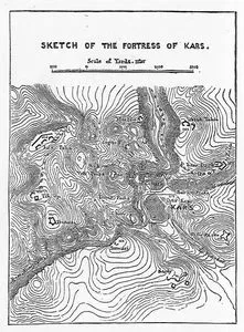 1877-1878 Osmanlı-Rus Savaşı (93 Harbi) Sırasında Kars Kalesinin Çizimleri