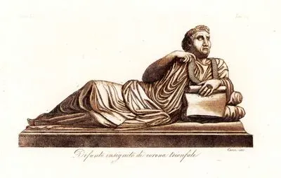 Etrüsk Mermer Mezar Heykeli, Avrupa. Cilt V. Resim 12.