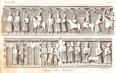 Antik Roma İmparatorluğu Duvar Rölyefi, Avrupa. Cilt VIII. Resim 15.