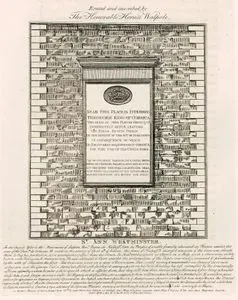 Kont Horace Walpole Tarafından Korsika Kralı Theodore Adına Yaptırılan Ve Londra'da St.Anne Kilisesinin Avlusunda Bulunan  Duvar Rölyefi