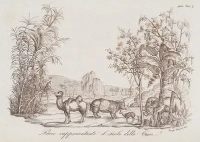 Asya'nın Fauna ve Florası, Fil, Gergedan, Deve Geyik ve Bambu, Asya Resim 7.