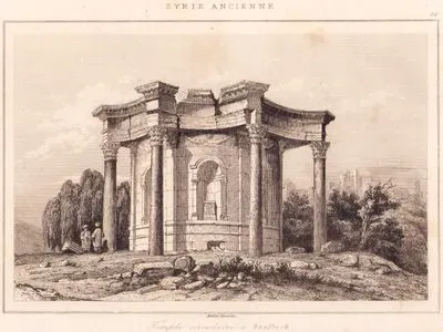 Antik Suriye - Lübnan’daki Baalbek Antik Kentinde Yer Alan Dairesel Venüs Tapınağı (Plate 16)