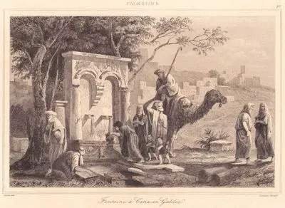 Filistin - Celile’de Kana Çeşmesi (Plate 37)