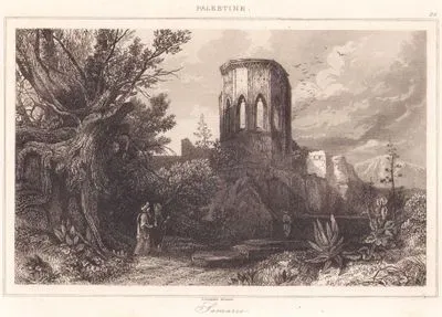 Filistin - Samiriye Kalıntıları (Plate 58)