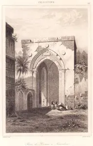Filistin - Kudüs’te Şam Kapısı (Plate 54)