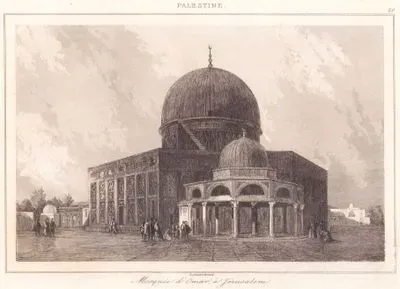 Filistin - Kubbetü’s-Sahre (Ömer Camii-Kaya Kubbesi), Kudüs (Plate 50)