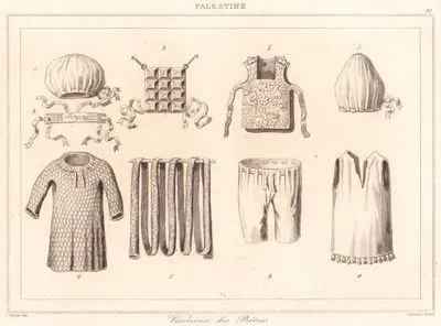 Filistin - Yahudi Rahip Giysileri (Plate 11)