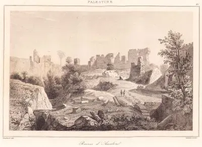 Filistin - Askalan (Aşkelon) Harabeleri (Plate 61)