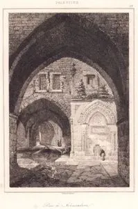 Filistin - Kudüs’te Bir Sokak (Plate 55)