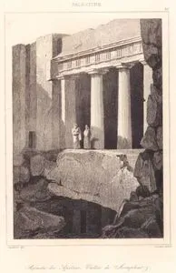 Filistin - Yehoşafat Vadisi’nde (Kidron Vadisi) Havarilerin Sığınağı) (Plate 35)