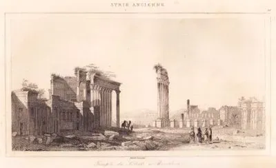 Antik Suriye - Baalbek Güneş Tapınağı, Lübnan (Plate 11)