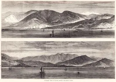 Batum’un Kıyı Şeridini Gösteren Panoramik Görünüm