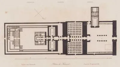 Karnak Tapınak Kompleksinin Planı, Teb, Mısır