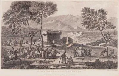 Araplar Tarafından Saldırıya Uğrayan Bir Kervan