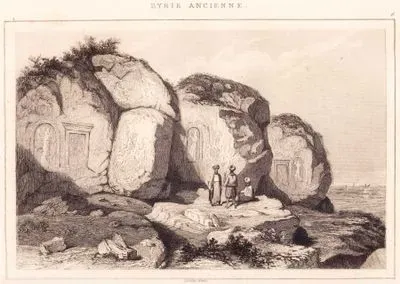 Beyrut’ta Kaya Üzerine Kabartmalar (Plate 6)