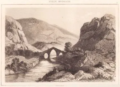 Beyrut Yakınlarında Taş Köprü (Plate 16)