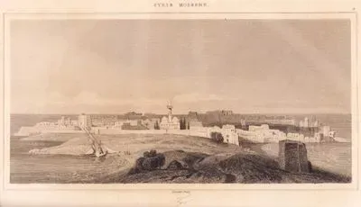 Sur (Tyr) Şehir Manzarası (Plate 3)