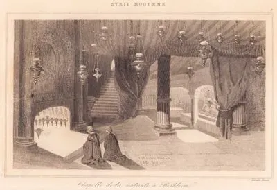Bethlehem Doğuş Kilisesi’nin Alt Bölümündeki Kutsal Mağara Şapeli, Bethlehem (Plate 7)