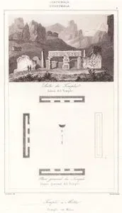 Mitla Zapotek Tapınağı, Oaxaca, Meksika - Tapınak Salonu - Tapınağın Genel Planı (Plate 2)