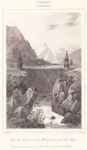Los Reyes Yakınındaki Antik Köprü, Tlaxcala, Meksika (Plate 7)