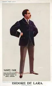 Günün Adamı İngiliz Besteci isadore de Lara, 23 Aralık 1908