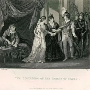 Troye Antlaşmasından Sonra İngiltere Kralı V.Henry İle Fransa Kralı VI.Charles'ın Kızı Valoisli Catherine'nin Evlenmesi